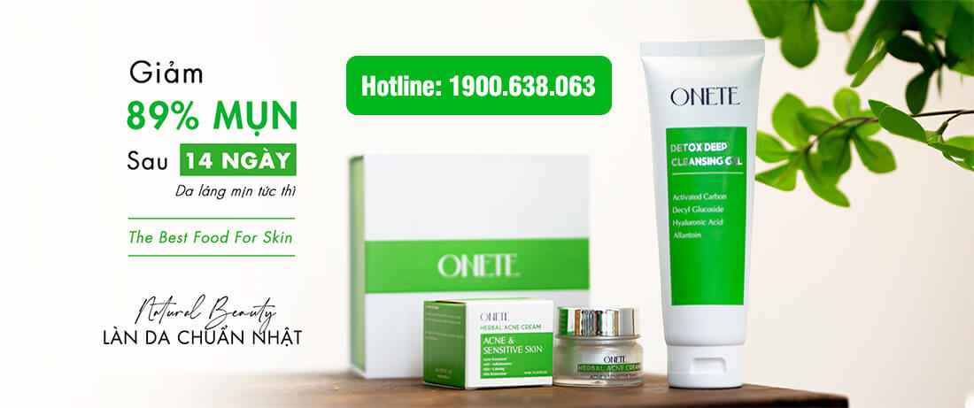 Onete - Điệu trị chuyên sâu các loại mụn