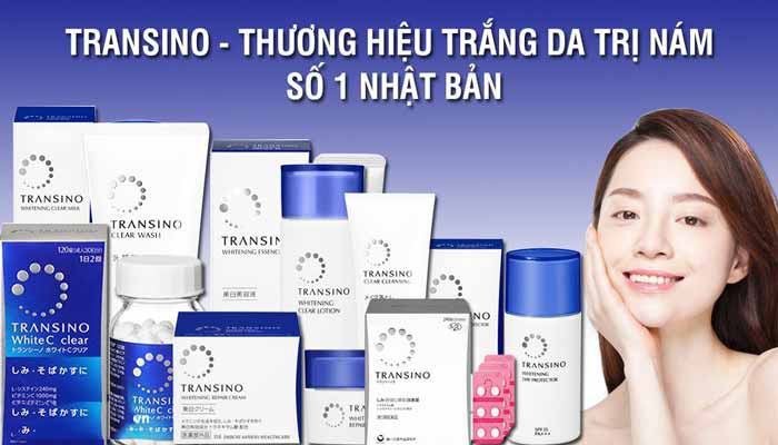 Transino nutraluxe - Nhật Bản chuyên điều trị thâm, nám, tàn nhang 